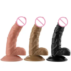 Adult Sex Toy Big Dildo Adult Sex Toys Plastic Rubber Dildos Artificial Penis Huge Big Dildo for Lesbian Women