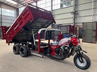 Tricycle Moto-Benne Cargo à 9 Roues Vente en Gros Usine, 300CC ou 350CC, Essence, Caisse Ouverte pour Usage de Fret