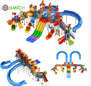 Beliebte Fiberglas-Wasser rutsche Fabrik rutsche verwendet mit Wasserpark Multi-Wasserspiele Jmq18170c - Product Image 3