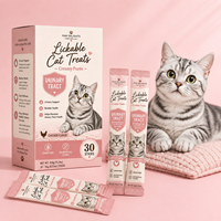 Friandises à lécher pour chats, soutien urinaire, saveur poulet, purée crémeuse, bien-être de la vessie, hydratation, nutrition quotidienne