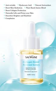 Sérum anti-âge avancé au collagène organique sérum pour soins de la peau collagène tonifiant réparateur sérum pour le visage au collagène sérum au rétinol - Product Image 2