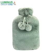 Bouillotte en caoutchouc de haute qualité 2026 avec housse en peluche – Nouveauté