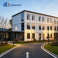 Bâtiment de bureaux modulaire en conteneurs à deux étages ou à plusieurs étages, structure en acier préfabriquée assemblée