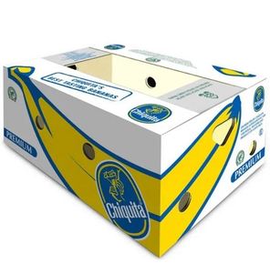 Caja <span class=keywords><strong>de</strong></span> Cartón <span class=keywords><strong>para</strong></span> Empaque Estándar <span class=keywords><strong>de</strong></span> Frutas Tipo Ab-Flute Personalizada <span class=keywords><strong>para</strong></span> Plátanos - Product Image 1