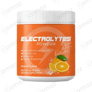 Poudre d'<span class=keywords><strong>électrolyte</strong></span>s Amaz Calcium Sodium saveur orange, sans OGM, sans gluten, végétalienne, pour maintenir l'équilibre hydrique du corps - Product Image 6
