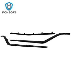 Pour <span class=keywords><strong>mercedes</strong></span>-benz pare-chocs avant bandes de garniture gauche et droite bandes de garniture centrale noir brillant C63 W205 W218 classe <span class=keywords><strong>AMG</strong></span> 2016-2021 - Product Image 3