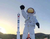 Publicité personnalisée dessin animé géant Gonflables astronaute énorme mascotte