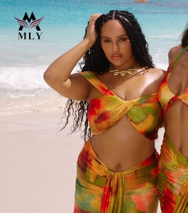 Tie Dye taille haute Wrap <span class=keywords><strong>plage</strong></span> couvrir robe réglable haut court maillots <span class=keywords><strong>de</strong></span> bain maillots <span class=keywords><strong>de</strong></span> bain deux pièces maillots <span class=keywords><strong>de</strong></span> bain pour les femmes - Product Image 3