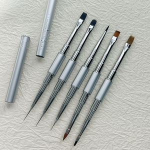 Ensemble de pinceaux pour nail art, logo personnalisé, marque privée, pinceau pour peinture au gel UV, outils de manucure pour salon, fourniture en gros, pinceau pour la décoration des ongles - Product Image 2