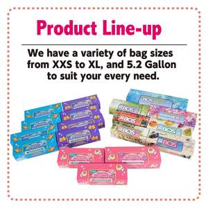 Wunderschöne geruchsdichtende Katzenabfall-Recycling-Beutel langlebig und unparfümiert 90 Beutel Katzenklo - Product Image 5