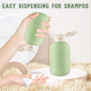 Custom 200ml 300ml 500ml HDPE PCR Eco-friendly Plastic Shampoo Lotion <b>Squeeze</b> <b>Bottle</b> Flip Top or Pump - Product Image 4
