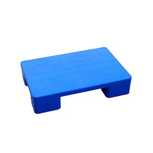 Palette de sol mini légère, empilable, en PEHD bleu, écologique, à face unique, résistante à l'humidité, pour restaurants, cuisines et magasins - Product Image 3
