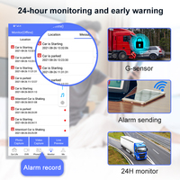 Le plus récent enregistrement 4CHs 4g android 10 2 + 32g boîte noire de voiture de camion avec WIFI GPS et streaming vidéo en direct à distance fit 9-36V 4g camion dvr