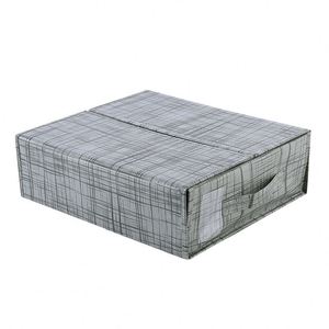 Custom Logo Foldable Bedding Blankets Storage Box Case Closet, Organizer Storage Bag Clear Window <b>Bed</b> <b>Sheet</b> Set Organizer - Product Image 2