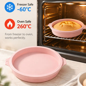 Moule à gâteau en silicone en gros, multi-usages, qualité alimentaire, antiadhésif, résistant à la chaleur, écologique, 4-8 pouces pour gâteau arc-en-ciel - Product Image 3