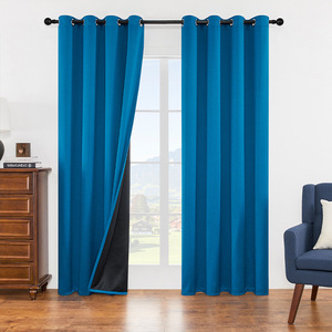 XinLan classique <span class=keywords><strong>thermique</strong></span> chambre salon Style nordique bleu foncé <span class=keywords><strong>isolation</strong></span> <span class=keywords><strong>phonique</strong></span> <span class=keywords><strong>rideau</strong></span> occultant - Product Image 1