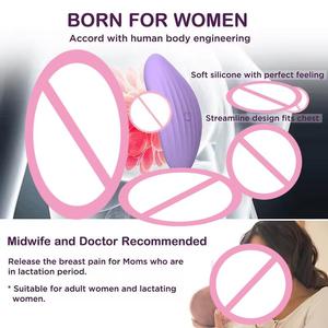Masseur de lactation 7 vitesses, soin des <span class=keywords><strong>seins</strong></span>, vibromasseur pour femmes, rechargeable par USB, étanche IPX7, écologique - Product Image 5