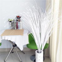 40 décorations de Noël et de mariage en soie artisanales réalistes, avec des boules de feux d'artifice, des bulbes d'oignon et des herbes minimalistes lumineuses
