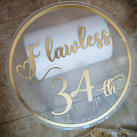 Panneau publicitaire rond rétroéclairé en acrylique, plaque pour salon de beauté, réception, murale, logo imprimé, décoration pour boutique, entreprise, bureau