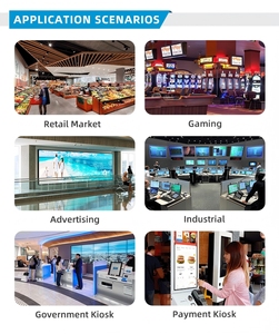 จอภาพเกมแบบ capacitive <span class=keywords><strong>32</strong></span>นิ้วพร้อมไฟ LED หน้าจอสัมผัสโค้ง LCD สำหรับตู้เกมแบบโต้ตอบ - Product Image 5