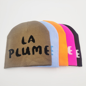 Custom 100% Acrylic Warm Winter Personalized Designer Beanies Hats Personalized Beanies Wholesale Knit Beanie With logo