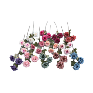 ดอกกุหลาบประดิษฐ์ทำมือสำหรับงานแต่งงานบ้านวันหยุดตกแต่งสำหรับคริสต์มาสตรุษจีนวันขอบคุณพระเจ้า <span class=keywords><strong>Z99</strong></span>สำเร็จการศึกษา - Product Image 1