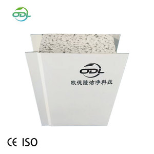 Panneau sandwich de toit et de mur isolé par silicalite certifié GMP de haute qualité pour salle blanche - Product Image 5