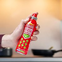 Extincteur portable tout-en-un YUKE, spray rouge |   Compact pour 10 types d'incendies |   Utilisation non toxique à la maison/en cuisine/au garage