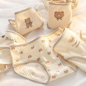 Vente en gros de sous-vêtements antibactériens en pur coton pour femmes, mignon petit ours taille sac <span class=keywords><strong>fesses</strong></span> sous-vêtements pour femmes - Product Image 1