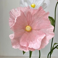 Produit chaud Lot de 7 fleurs en papier artificielles géantes pour la décoration d'événement de mariage Poids 1kg