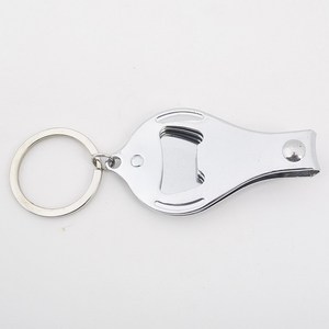 Logotipo personalizado Singapur París recuerdo <span class=keywords><strong>barato</strong></span> acero inoxidable abrebotellas cortaúñas llavero - Product Image 5