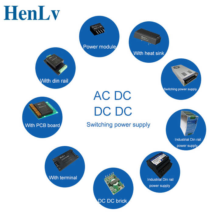 Power Supply Converter AC DC Power Module 3W/5W/15W/150W Board mounting ...