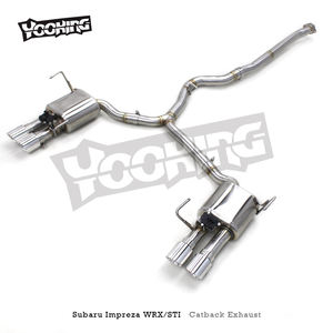 Tuning Valvetronic Catback para Subaru Impreza <span class=keywords><strong>WRX</strong></span> STI 2,5 T 2008-2021 silenciador de tubo de acero inoxidable <span class=keywords><strong>Escape</strong></span> - Product Image 5