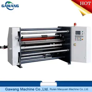 Maoyuan alto estándar ultrasónico EPC Control máquina cortadora rebobinadora Kraft máquina cortadora de papel sin centro