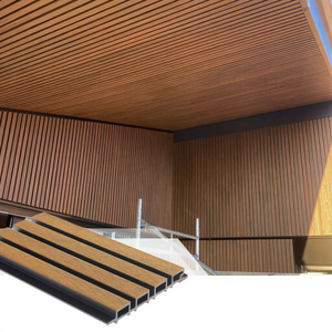 Co-extrusion WPC, composite bois-plastique, décoration extérieure de la <span class=keywords><strong>maison</strong></span>, panneau mural WPC - Product Image 1