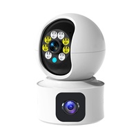 Caméras de sécurité domestiques à double objectif et suivi automatique V380 WiFi 4G PTZ avec suivi humain par IA, surveillance de sécurité, vente chaude