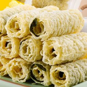 Anneaux de pâtisserie frits croustillants Alternative aux rouleaux d'oeufs sans gluten en gros pour les supermarchés et les cafés - Product Image 2