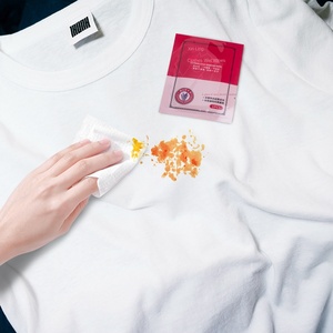 Enhanced <b>White</b> Clothes Wipes Spot Quick Stain Removal Wet Wipes <b>Small</b> <b>Bag</b> Portable Thickened Cleansing Wipes - Product Image 4