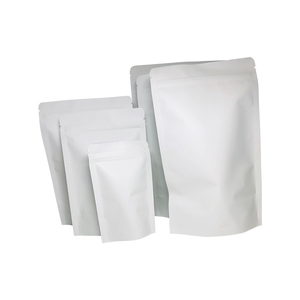 Bolsa blanca Biodegradable con estampado personalizado, bolsas de papel Kraft forradas para <span class=keywords><strong>café</strong></span>, con cremallera, bolsas de embalaje de alimentos - Product Image 6