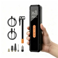 6000mAh Kabelloser Mini Digitaler Reifenfüller, 150PSI Tragbarer Elektrischer Luftkompressor für Auto-, Motorrad- & Fahrradreifen