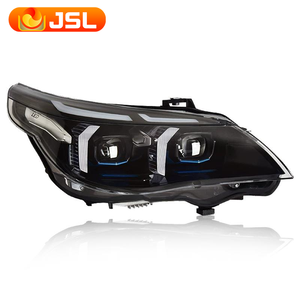 Luces de coche para <span class=keywords><strong>BMW</strong></span> E60 LED faro proyector lente 2003-2009 523i 530i Angel Eye LED faro DRL accesorios Automotrices - Product Image 5