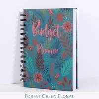 Carnet de notes/journal/agenda en cuir noir à spirales avec serrure pour usage scolaire