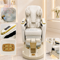 Fauteuils de Pédicure de Luxe avec Fonction Brume, Massage Électrique Réglable et Jet Magnétique pour Spa des Pieds