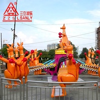 Manèges de Parc d'Attractions : Machine à Sauter Kangourou avec Conception 3D Gratuite