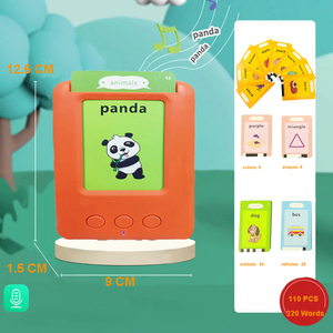 Envío más rápido, tarjetas Flash de palabras a la vista en inglés, máquina de aprendizaje para niños, dispositivo de tarjetas cognitivas Flash parlantes, aprendizaje <span class=keywords><strong>italiano</strong></span> - Product Image 3