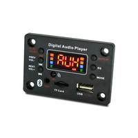 Papan Dekoder MP3 Pemutar Audio Digital Modul Penerima Audio Mobil USB Kartu TF Dengan Layar LED