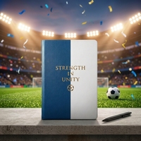 Carnet de notes rigide commémoratif de football 2026 – Idée cadeau pour la célébration des festivals
