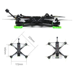 <span class=keywords><strong>IFlight</strong></span> Nazgul Evoque F5 X HD Drone de course FPV professionnel haute vitesse 5 pouces 6S avec télécommande et transmission 3KM - Product Image 6