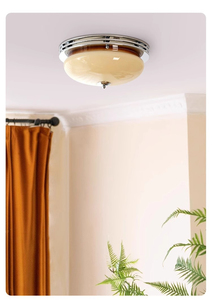 Ventilateur de plafond contemporain avec éclairage LED, commande par interrupteur, lumière blanc chaud 3500K, indice de reproduction des couleurs Ra80, couvercle en acrylique, base en bois, design suspendu, salon - Product Image 5