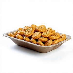 Bandeja Rectangular Desechable de Hoja de Palma de 6 x 5 Pulgadas, Plato para Servir Biodegradable Natural, Estilo Casual para Bodas, Marca OEM - Product Image 4